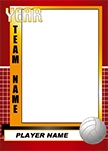 Volleyball Pro Bag Tag
