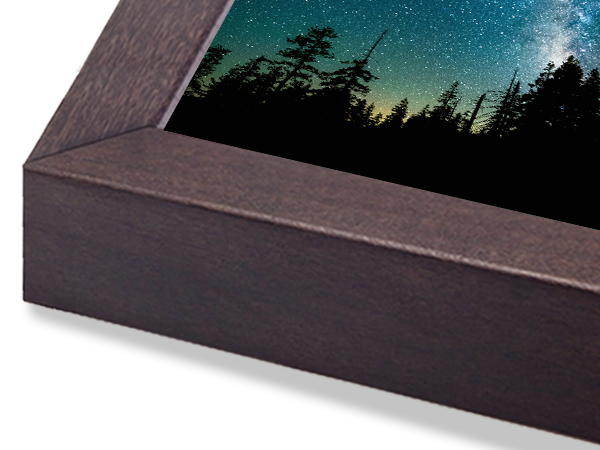 Box Charcoal Classic Wood Frame