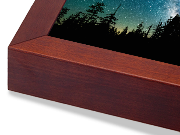 Box Walnut Classic Wood Frame