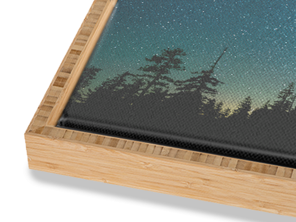 Bamboo Carbonized Float Frame