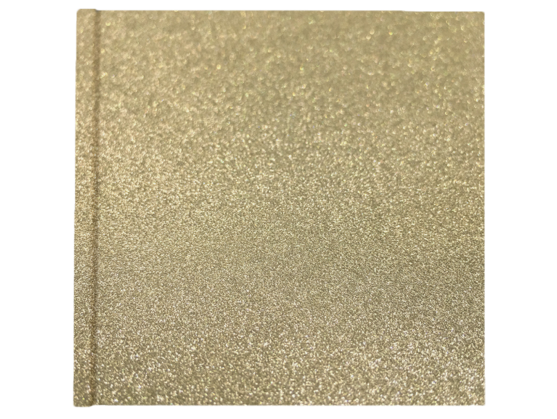 Bronze Sparkle Cover on Book