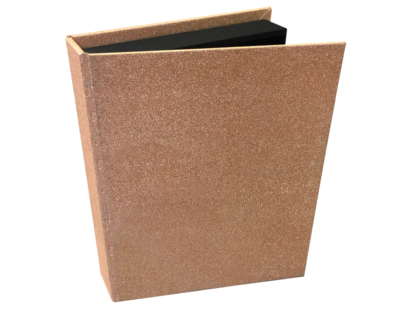 Bronze Sparkle Cover on Book