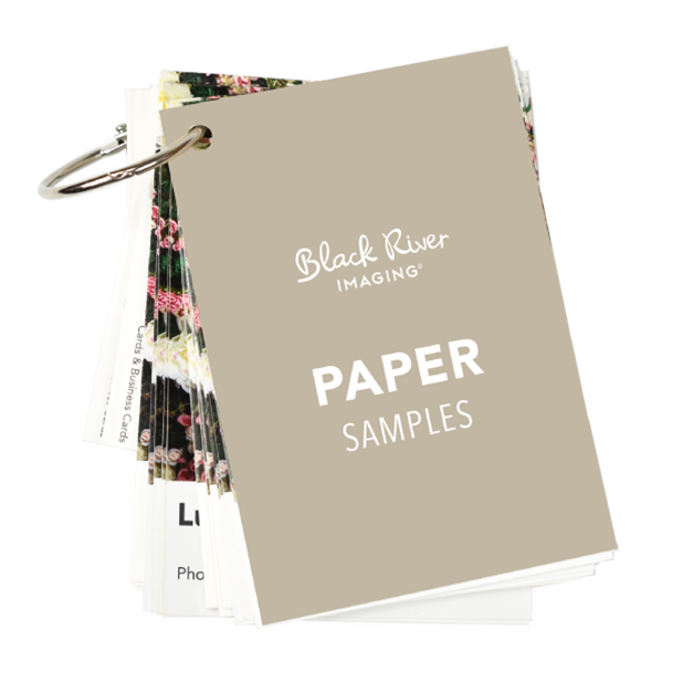 Samples and swatch kits for professional photo albums, books and cards